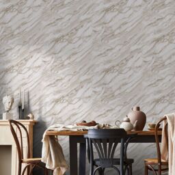 Contour Cream Marble Contemporary Smooth Wallpaper - thumbnail 4