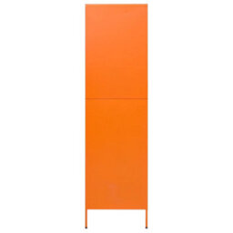 Berkfield Wardrobe Orange 90X50X180 Cm Steel - thumbnail 4