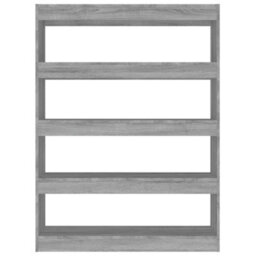 Berkfield Book Cabinet/room Divider Grey Sonoma 100X30X135 Cm - thumbnail 3
