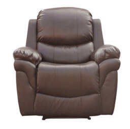 More4Homes Madison Bonded Leather Recliner Armchair Sofa Home Lounge Chair Reclining Gaming (Brown) - thumbnail 4