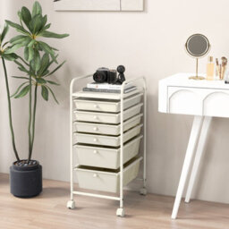 Gainoom 6-Drawer Rolling Storage Cart Mobile Utility Cart Storage Art Craft Organizer - thumbnail 2