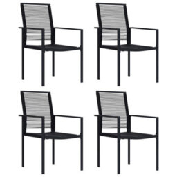 Walplus 5 Piece Modern Garden Dining Set Balcony Indoor Outdoor Patio Furniture - thumbnail 2