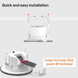 Paul Russells Led Downlight Chrome Tilt Recessed Ceiling Spotlight 4.8W 500 Lumens, Ip44, Colour Changeable Cct3 Pack Of 6 - thumbnail 9