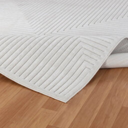Livabliss Le Mans-Modern White 3D High & Low Pile Textured In- & Outdoor Rug 80 X 150 Cm Easy Care, Non Shedding - thumbnail 4
