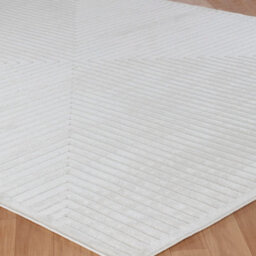 Livabliss Le Mans-Modern White 3D High & Low Pile Textured In- & Outdoor Rug 80 X 150 Cm Easy Care, Non Shedding - thumbnail 6