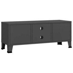 Walplusindustrial Tv Cabinet Anthracite 105X35X42 Cm Metal - thumbnail 5