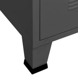 Walplusindustrial Tv Cabinet Anthracite 105X35X42 Cm Metal - thumbnail 8