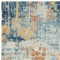 Xample Nova Illusion Ochre Rug 160 X 230 Cm Machine Woven Polypropylene Rug, Durable Low Pile, Made In Turkey, Neutral Modern Design - thumbnail 3