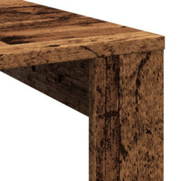 Berkfield Coffee Table Old Wood 100X100X35 Cm Engineered Wood - thumbnail 7