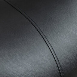 Homcom Pu Leather Saddle Stool W/ Moulded Padded Seat Adjustable Height Black - thumbnail 9