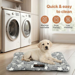 Skylos Dog Bed Pet Cat Cushion Crate Mat Arctic Fleece Extra Large Anti-Slip - thumbnail 5