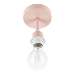 Happy Homewares Traditional Soft Blush Pink Ceiling Light Fitting To Hold Lamp Shades - thumbnail 4