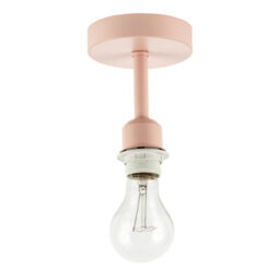 Happy Homewares Traditional Soft Blush Pink Ceiling Light Fitting To Hold Lamp Shades - thumbnail 3