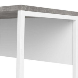 Wyld Haus Billabong White And Grey L-Shaped Corner Desk With 2 Drawers - thumbnail 9