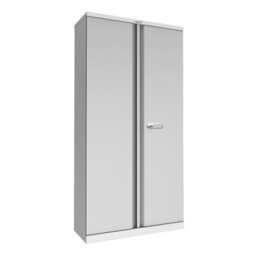 Phoenix Safe Company Phoenix Scl Series Scl1891Gge 2 Door 4 Shelf Steel Storage Cupboard In Grey With Electronic Lock