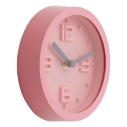 Orsina Elko Pink Finish Embossed Wall Clock - thumbnail 2