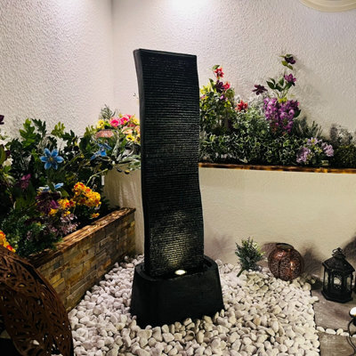 Outdoor Living UK Noir Cascade Oriental Water Feature Tr/23012-S4.a.f - image 1