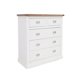 Cabinet Bits Cosenza 5 Drawer Chest Of Drawers Chrome Cup Handle - thumbnail 2