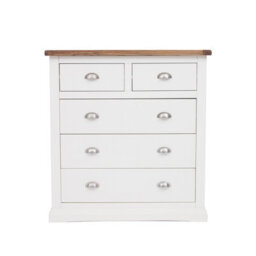 Cabinet Bits Cosenza 5 Drawer Chest Of Drawers Chrome Cup Handle - thumbnail 1