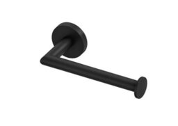 Cosmic Toilet Roll Holder, Matt Black, Hidden Fixings, Anti-Corrosion, Start Collection - thumbnail 1