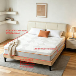 Matteo Memory Foam 20Cm Hybrid Medium Firm Mattress - Small Double - thumbnail 4