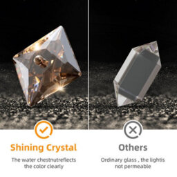 Vrygle 60Cm Heavy Duty  6-Light Crystal Chandelier Led Lamp Kitchen Island Indoor Light Fixtures - thumbnail 8