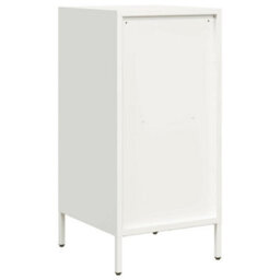 Berkfield Sideboard White 35X39X73.5 Cm Cold-Rolled Steel - thumbnail 7