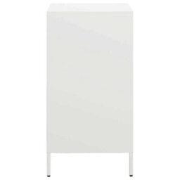 Berkfield Sideboard White 35X39X73.5 Cm Cold-Rolled Steel - thumbnail 6
