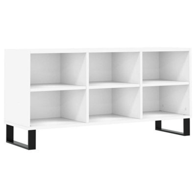 Berkfield Sturdy Tv Cabinet White 103.5X30X50 Cm Engineered Wood - image 1