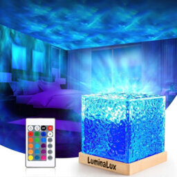 Rgb Crystal Cube Led Night Lamp With Remote - thumbnail 2