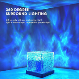 Rgb Crystal Cube Led Night Lamp With Remote - thumbnail 5