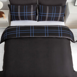 Lazzaro Luxury Microfiber King Duvet Cover Set Durable Lightweight Bedding Sets With Zipper Closure - thumbnail 2