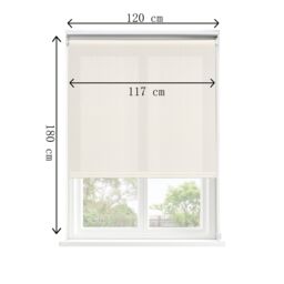 GoodHome Halo Corded Off White Daylight Roller Blind (W)120Cm (L)180Cm - thumbnail 2