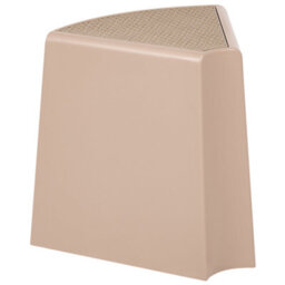 Wyld And Coco Set Of 4 Beige Stackable Garden Stools - Lightweight Abs Patio Seats, W43 X D35 X H45Cm - thumbnail 1