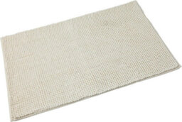 Super Soft Chloe Microfiber Fast Dry Bath Mat Bathroom Shower Machine Washable 50 X 80Cm Vanilla - thumbnail 1