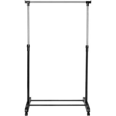 Adjustable Mobile Clothes Coat Garment Hanging Rail - image 1