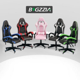 Onemill Gaming Chair Racing Style Ergonomic High Back Computer Chair With Height Adjustment, Headrest And Lumbar Support(Pink) - thumbnail 8