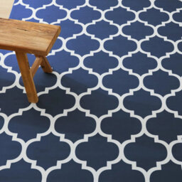 Oxford Homeware Printed Rug, Non-Slip Pets Friendly, Living Room Rugs And Bedroom Rugs, (Ava Navy, 200X290Cm) - thumbnail 7