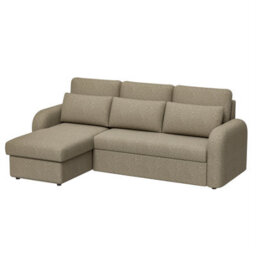 Flyn L-Shape 3-Seater Boucle Sofa Bed - Modern Pull-Out Bed With Cushions For Living Room - Bed: 149Cm (W) 190Cm (L) - Taupe - thumbnail 7