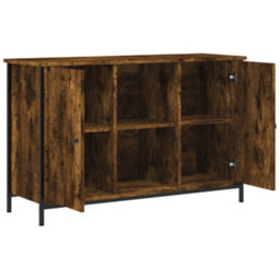 Walplus Tv Cabinet Smoked Oak 100X35X65 Cm Engineered Wood - thumbnail 6