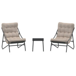 Charles Bentley Porto 2 Seater Bistro Set Garden Outdoor - thumbnail 4
