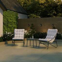 Charles Bentley Porto 2 Seater Bistro Set Garden Outdoor - thumbnail 2