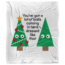David Olenick Spruced Up Silky Supersoft Blanket Multicoloured (152Cm X 127Cm) - thumbnail 1