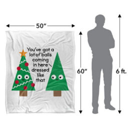 David Olenick Spruced Up Silky Supersoft Blanket Multicoloured (152Cm X 127Cm) - thumbnail 4