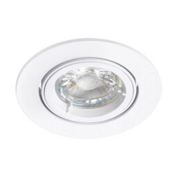 Luminosa Lighting Luminosa Cast Recessed Tilt Downlight Matt White, Gu10 - thumbnail 3