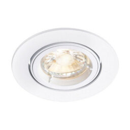 Luminosa Lighting Luminosa Cast Recessed Tilt Downlight Matt White, Gu10 - thumbnail 2