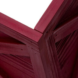 Christmas Tree World Red Wooden Christmas Tree Skirt (Fits 4Ft/120Cm-6Ft/180Cm Trees) - thumbnail 7