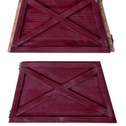 Christmas Tree World Red Wooden Christmas Tree Skirt (Fits 4Ft/120Cm-6Ft/180Cm Trees) - thumbnail 3