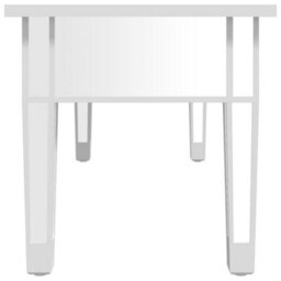 Berkfield Mirrored Coffee Table 106X45X45 Cm Engineered Wood And Glass - thumbnail 8