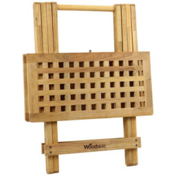 Woodside Belford Treated Wooden Folding Garden Coffee Table, 50Cm X 50Cm X 50Cm - thumbnail 8